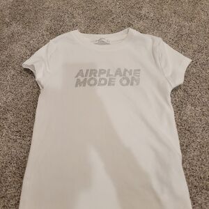 Kids White Graphic Tee
